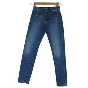 Zara‎ kids unisex skinny fit blue jeans 9